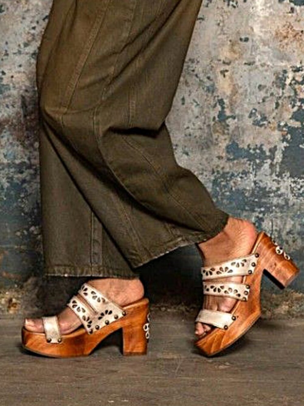 BED/STU Kreep Heels Platform Sandals Nectar Lux - Picture 2 of 5
